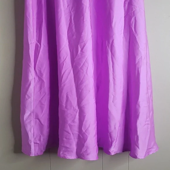 Women's Maxi A Line Slip Skirt A New Day Violet XS - Picture 7 of 7